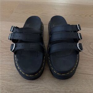 WOMEN'S DR. MARTENS BLAIRE SLIDE PLATFORM SANDALS